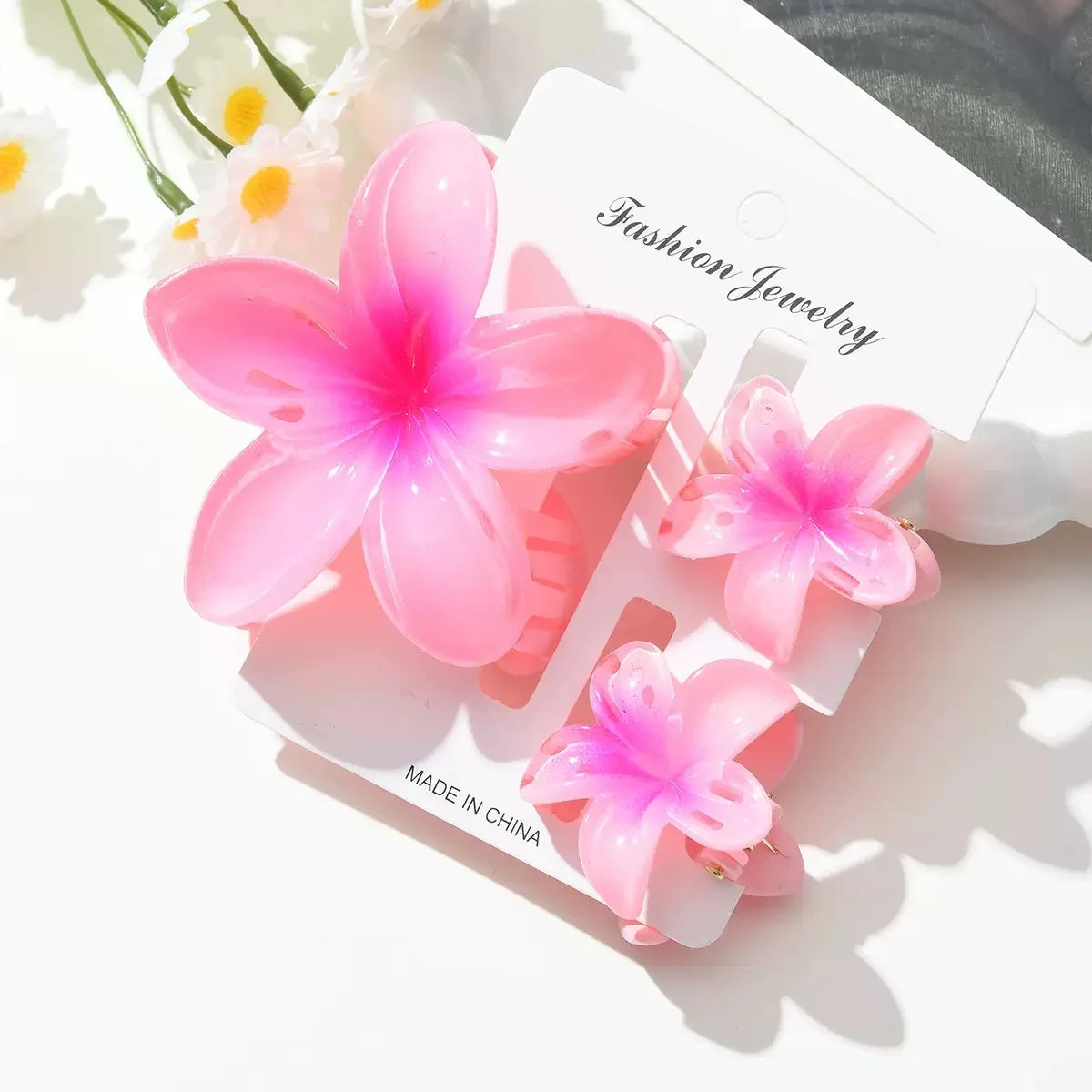 12pcs Flower Claw Clips Set