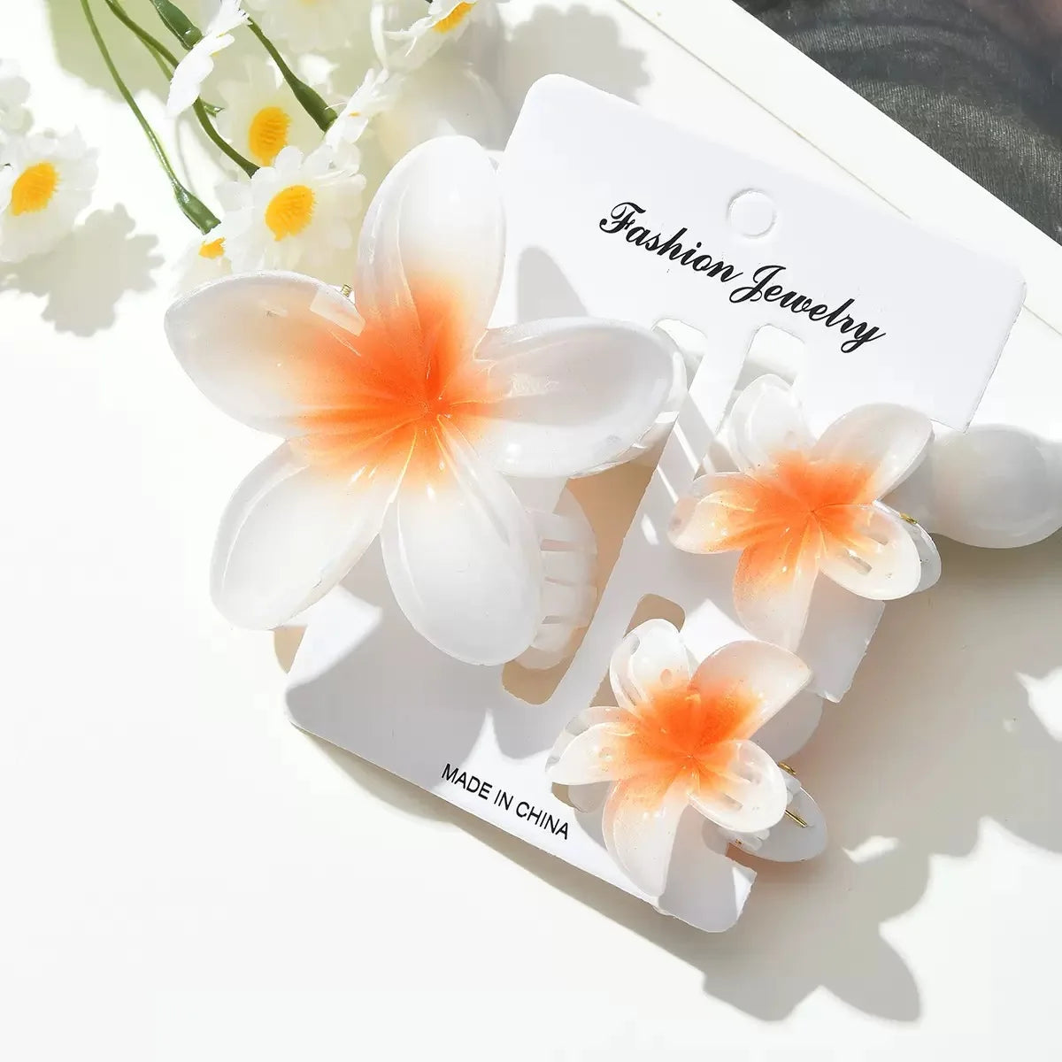 12pcs Flower Claw Clips Set