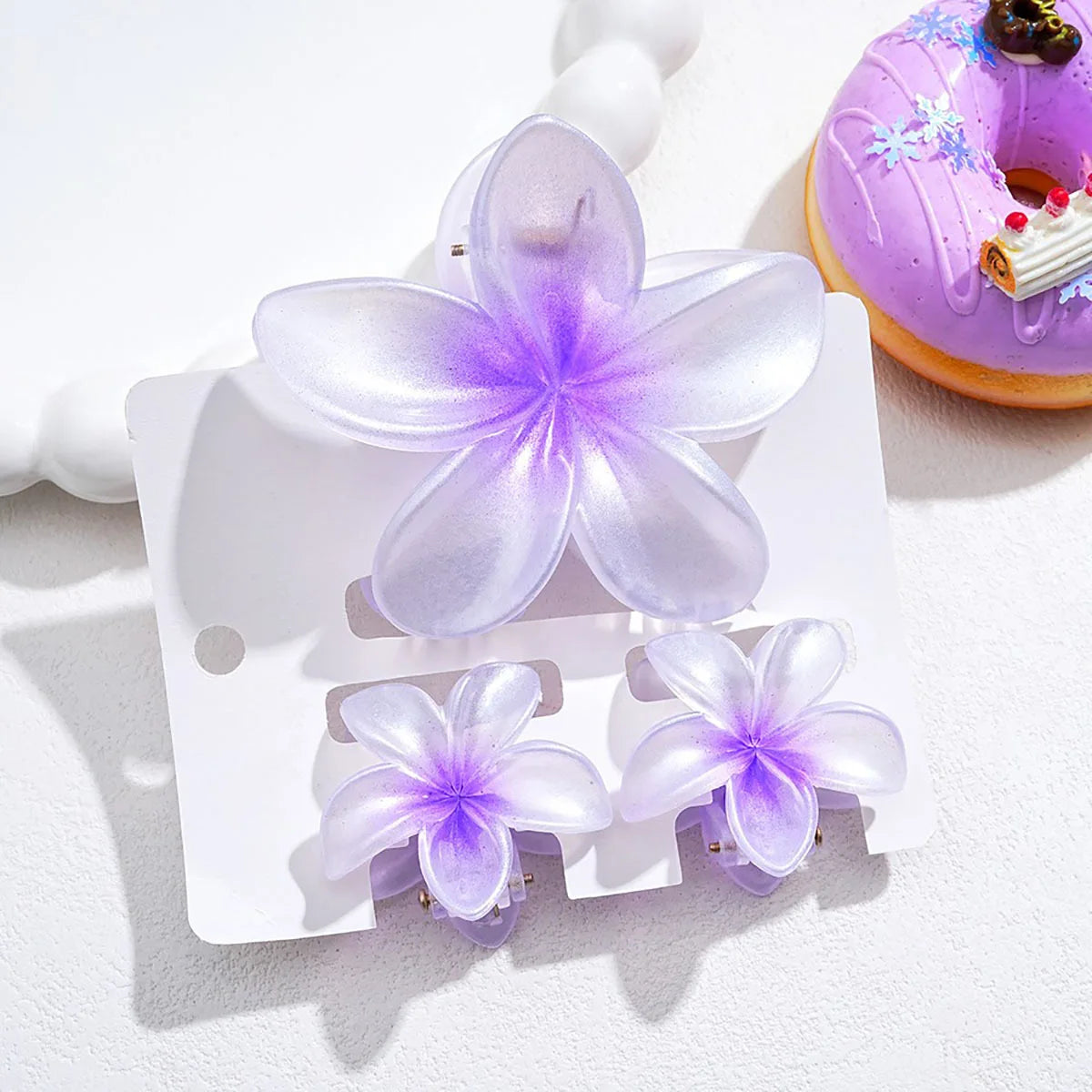 12pcs Flower Claw Clips Set