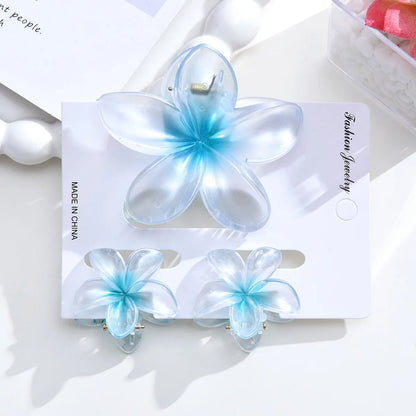 12pcs Flower Claw Clips Set