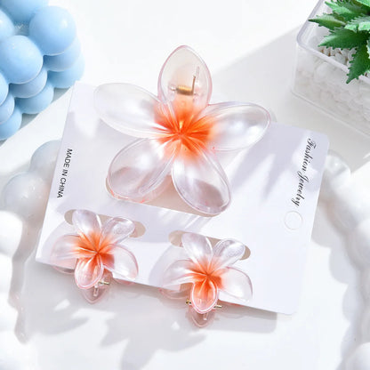 12pcs Flower Claw Clips Set