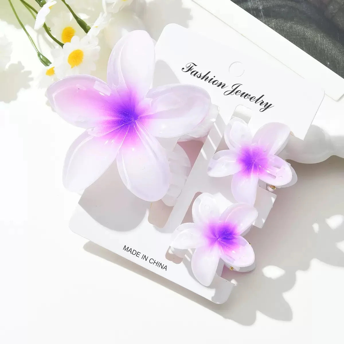 12pcs Flower Claw Clips Set