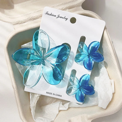 12pcs Flower Claw Clips Set