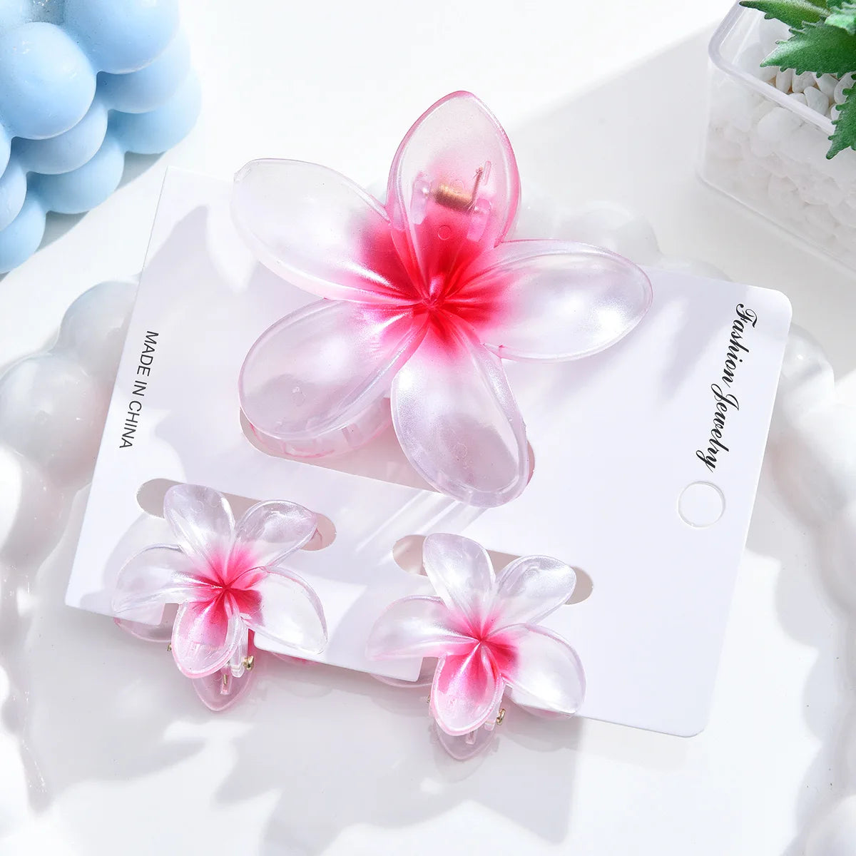 12pcs Flower Claw Clips Set