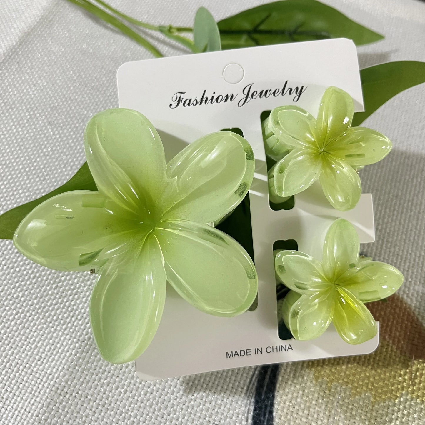 12pcs Flower Claw Clips Set