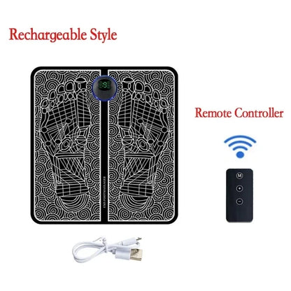 Remote EMS Foot Massager Pad Portable