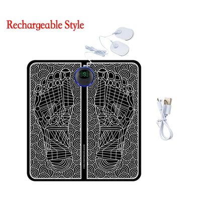 Remote EMS Foot Massager Pad Portable