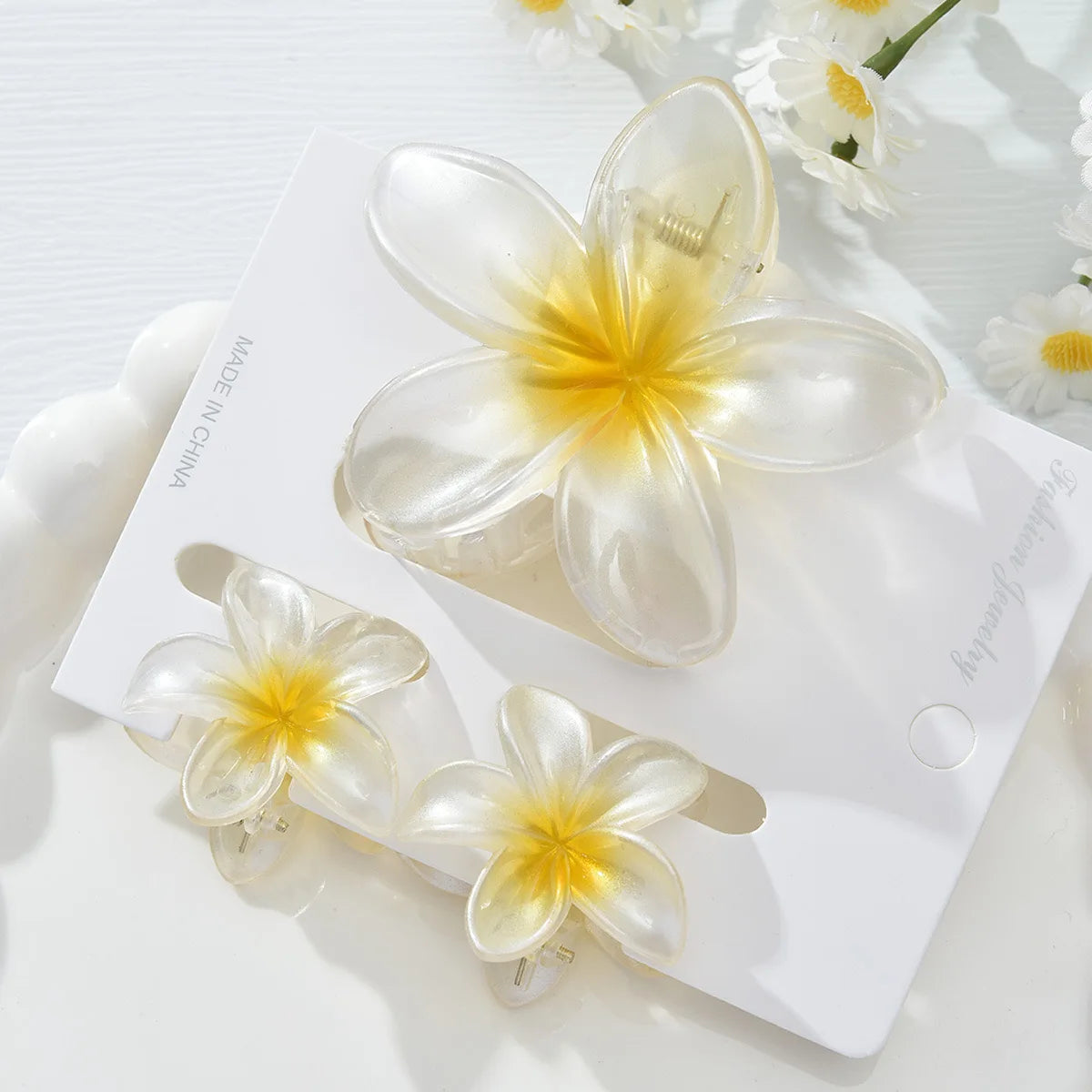 12pcs Flower Claw Clips Set