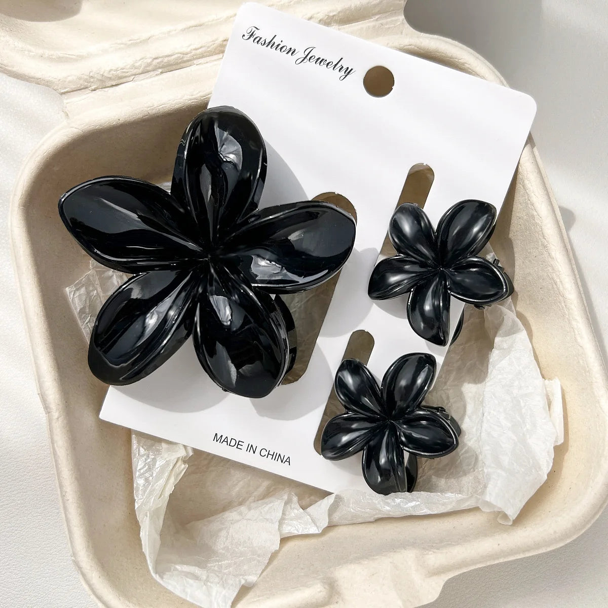 12pcs Flower Claw Clips Set